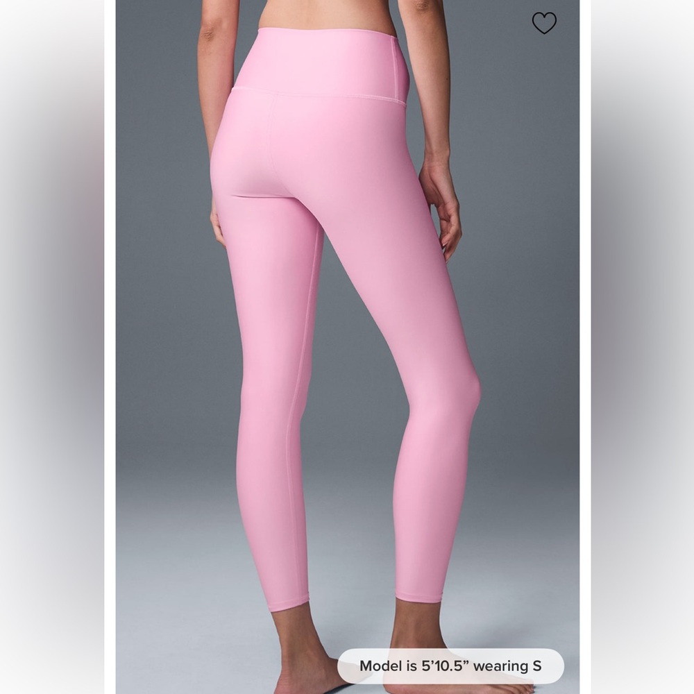 ALO 7/8 High Waist Airlift Legging Medium Sweet Pink Limited Edition Color - Picture 2 of 13